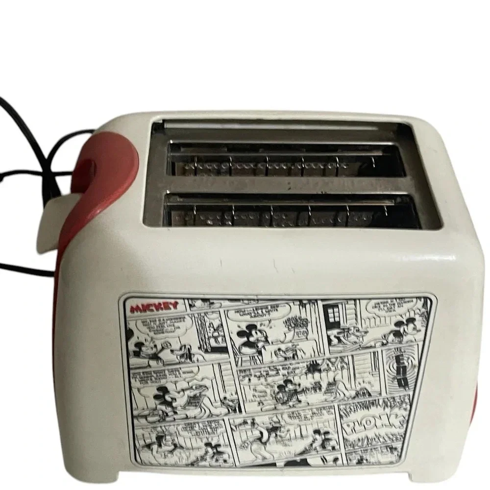 VillaWare V55203 Mickey's Funnies Toaster, Red/White Disney